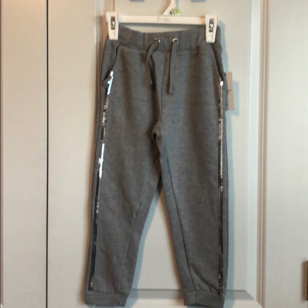 Jessica Simpson gray sweats